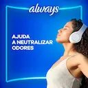 Absorvente Always Suave M com Abas - 8 unidades