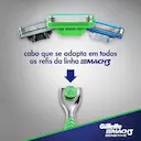 Kit Carga para Aparelho de Barbear Gillette Mach3 Sensitive com 4 unidades + 1 Mini Gel de Barbear Mach 3 Complete com 71g