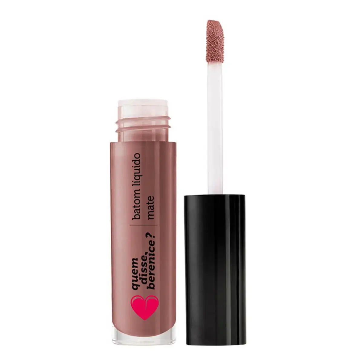 Batom Líquido Mate Quem Disse Berenice? Cor Nude Castanheli com 1 unidade de 5,6ml