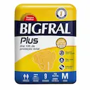 Fralda Adulto Bigfral Plus M 9 unidades
