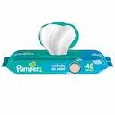 Lenços Umedecidos Pampers Cuidado de Bebê com 48 unidades