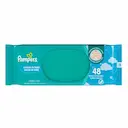 Lenços Umedecidos Pampers Cuidado de Bebê com 48 unidades