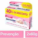 Kit Dermodex Prevent Creme para Prevenção de Assaduras com 2 unidades