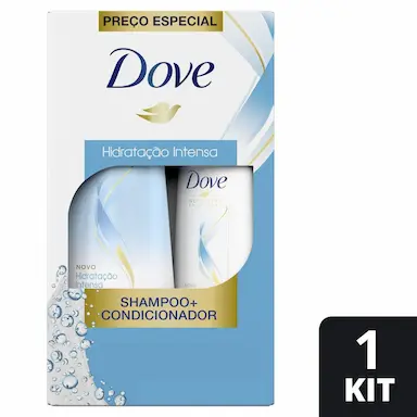 Kit Dove Hidratação Intensa Shampoo com 400ml + Condicionador com 200ml