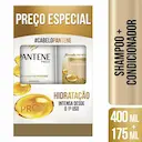 Shampoo 400ml + Condicionador 175ml  Pantene Hidratação