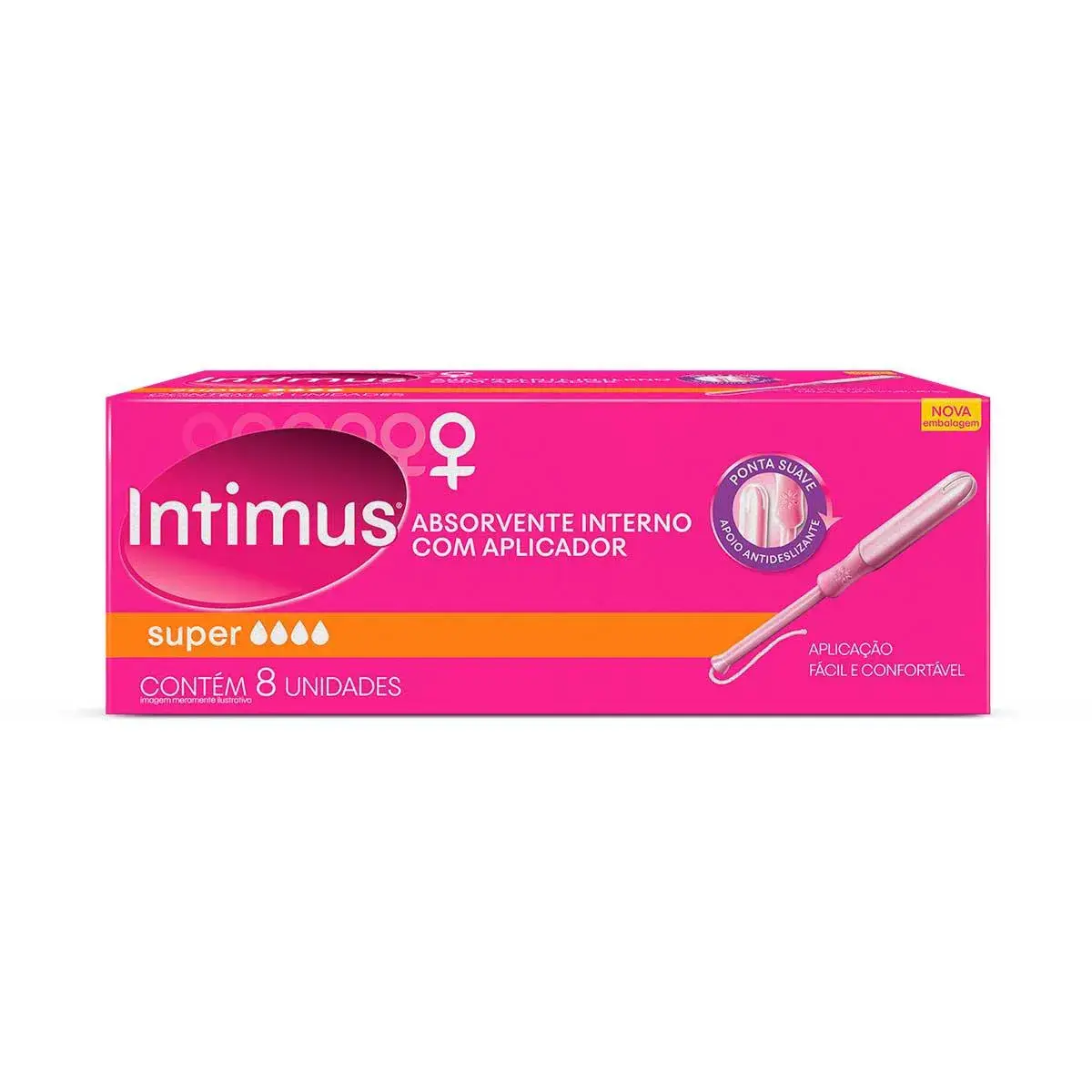 Absorvente Interno Intimus Super 8 unidades
