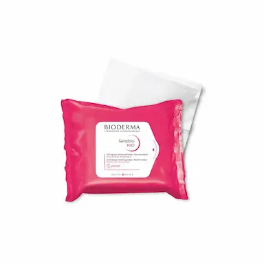 Lenço Demaquilante Micelar Bioderma Sensibio H2O com 25 unidades