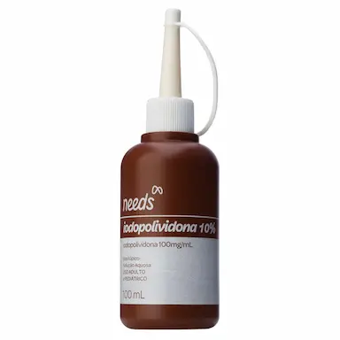 Antisséptico Iodopovidona 10% Needs com 100ml