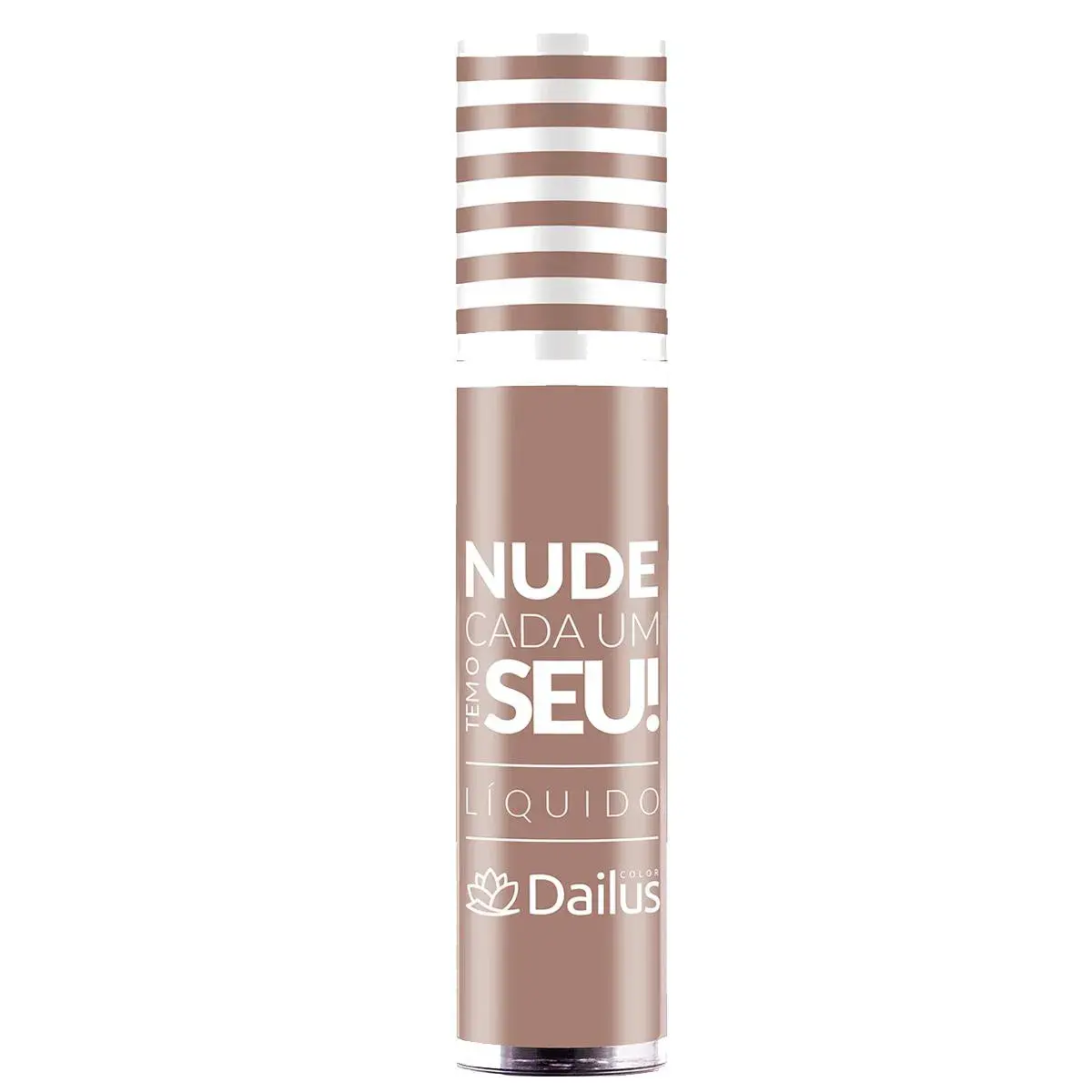 Batom Líquido Dailus Nude Cada Um Tem o Seu! Efeito Matte Cor 06 Crema