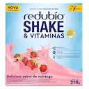 Redubío Shake Slim Sabor Morango 210g