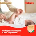 Kit Lenço Umedecido Huggies Puro e Natural com 6 pacotes de 48 unidades cada