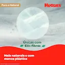 Kit Lenço Umedecido Huggies Puro e Natural com 6 pacotes de 48 unidades cada