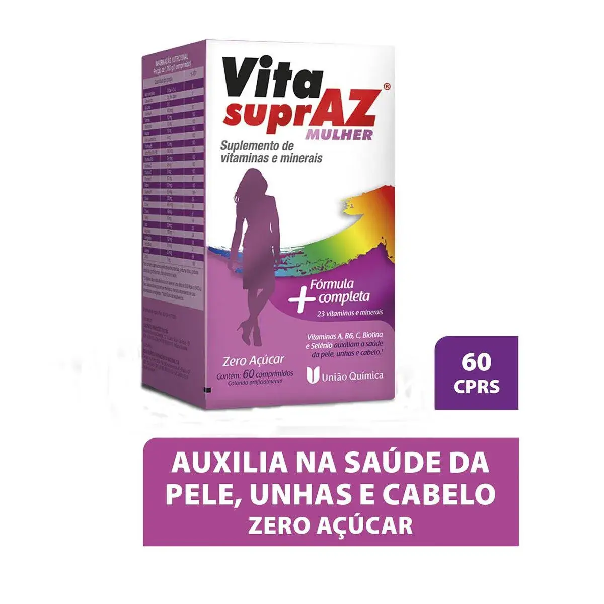 Suplemento Vitamínico Mineral Vita SuprAZ Mulher com 60 comprimidos