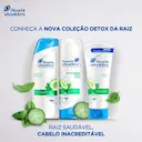 Shampoo Head & Shoulders Detox da Raiz com 200ml