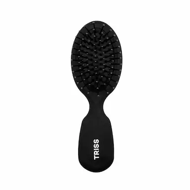 Mini Escova para Cabelos Triss Oval com Espelho