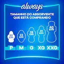 Absorvente Always Seca P com Abas 8 unidades