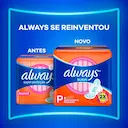 Absorvente Always Suave P com Abas 8 unidades