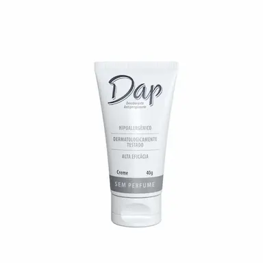 Desodorante Dap Creme Bisnaga Antitranspirante Sem Perfume 40g