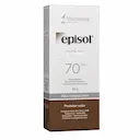 Protetor Solar Facial Episol Com Cor Pele Morena Mais FPS 70 com 40g