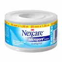 Fita Micropore Nexcare Original Branco com 1 rolo de 25mmx1,35m Fita para Curativo Transparente Nexcare com 1 rolo de 25mm x 1,35m 