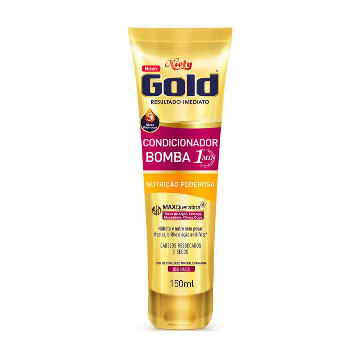 Condicionador Niely Gold Bomba Nutrição Poderosa com 150ml