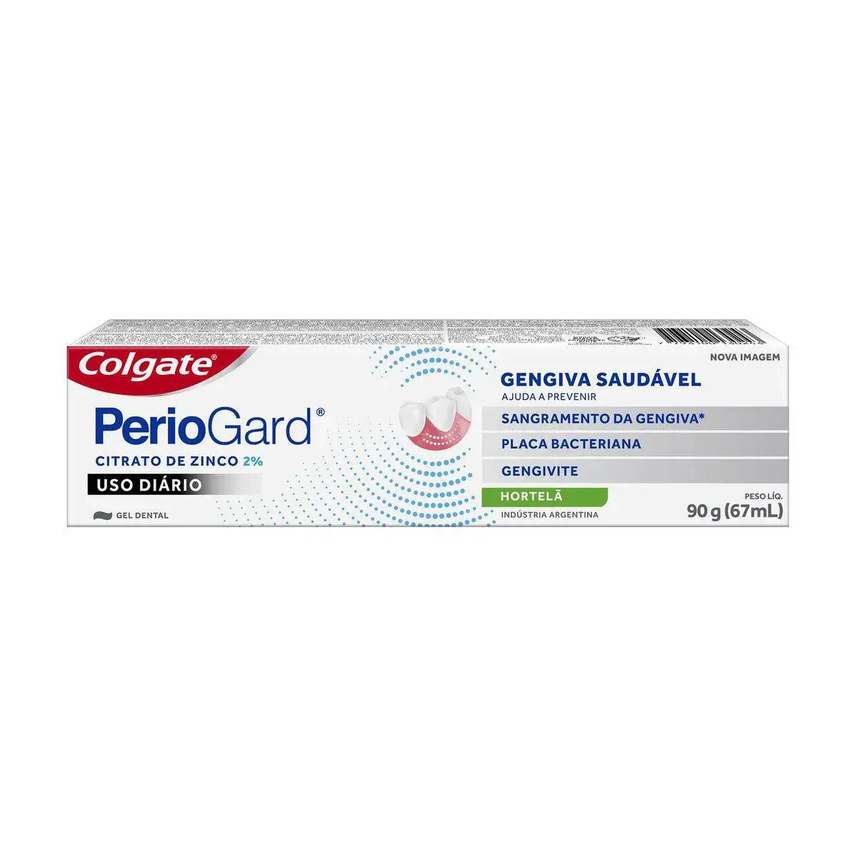 Pasta de Dente em Gel Colgate Periogard Gengiva Saudável Sabor Hortelã 90g