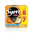 Absorvente Sym Total Protect Seca com Abas com 8 Unidades.