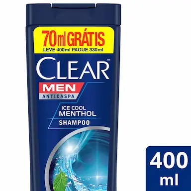 Shampoo Anticaspa Clear Men Ice Cool Mentho