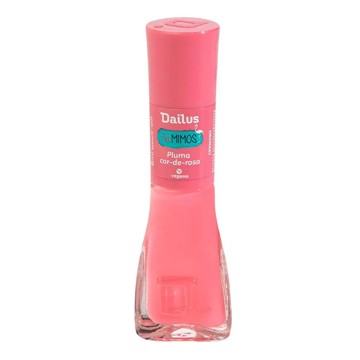 Esmalte Dailus Fla.MIMOS Pluma Cor de Rosa com 8ml