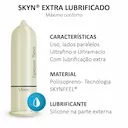 Camisinha Blowtex Skyn Extra Lubrificado com 3 unidades