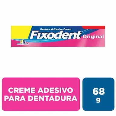Creme Fixador de Dentadura Fixodent Original com 68g