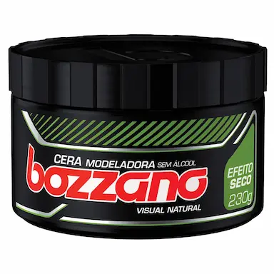 Cera Modeladora para Cabelo Bozzano Efeito Seco com 230g