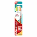 Escova de Dente Colgate Slim Soft Advanced Ultra Macia com 2 unidades