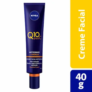 Creme Facial Noturno Antissinais Nivea Q10 Plus C com 40ml