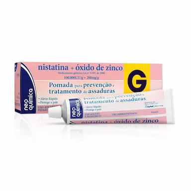 Nistatina + Óxido de Zinco Pomada para Assadura 60g - Neo Química - Genérico