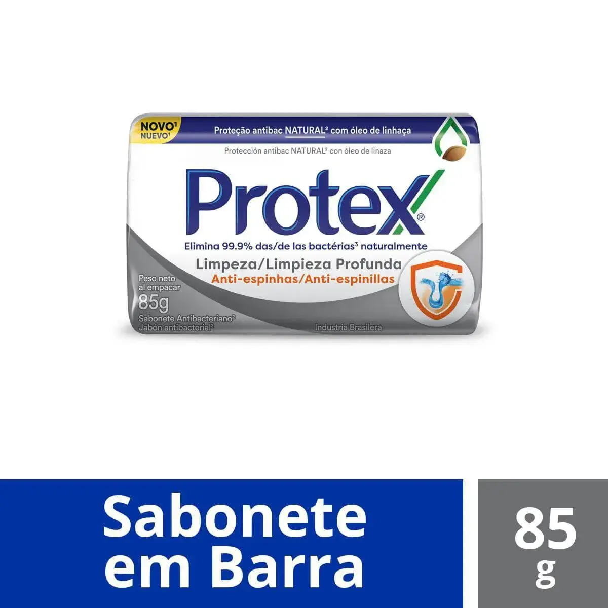 Sabonete em Barra Protex Limpeza Profunda Anti-Espinhas com 85g