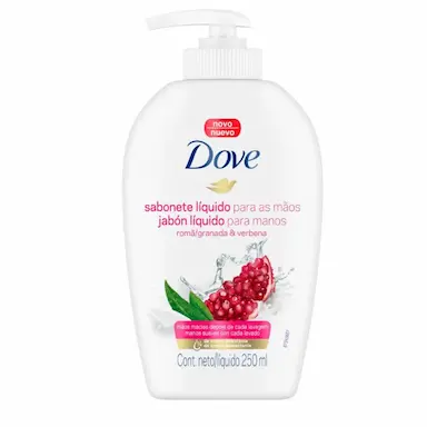 Sabonete Líquido Dove Wash Romã e Verbena com 250ml