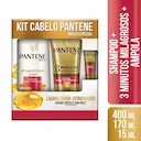 Kit Pantene Cachos Shampoo com 400ml + Condicionador 3 Minutos Milagrosos com 170ml Grátis Ampola com 15ml