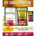 Kit Pantene Cachos Shampoo com 400ml + Condicionador 3 Minutos Milagrosos com 170ml Grátis Ampola com 15ml