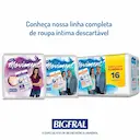 Roupa Íntima Bigfral Moviment P/M 16 unidades