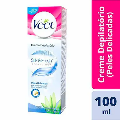 Creme Depilatório Corporal Veet Peles Delicadas com 100ml