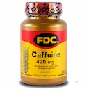 Cafeína 420mg FDC Suplemento com 120 cápsulas