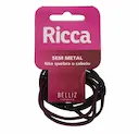 Elástico para Cabelo Ricca Basics sem Metal com 6 unidades