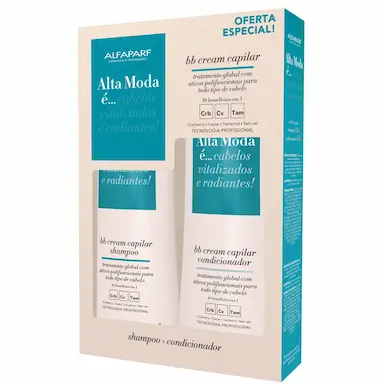 Kit Shampoo + Condicionador Alfaparf Alta Moda com 300ml cada