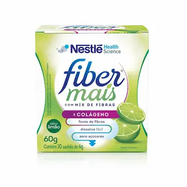 Regulador Intestinal Fibermais Mix de Fibras com Colágeno Sabor Limão com 60g