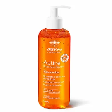 Sabonete Líquido Facial Darrow Actine Pele com Acne 400ml