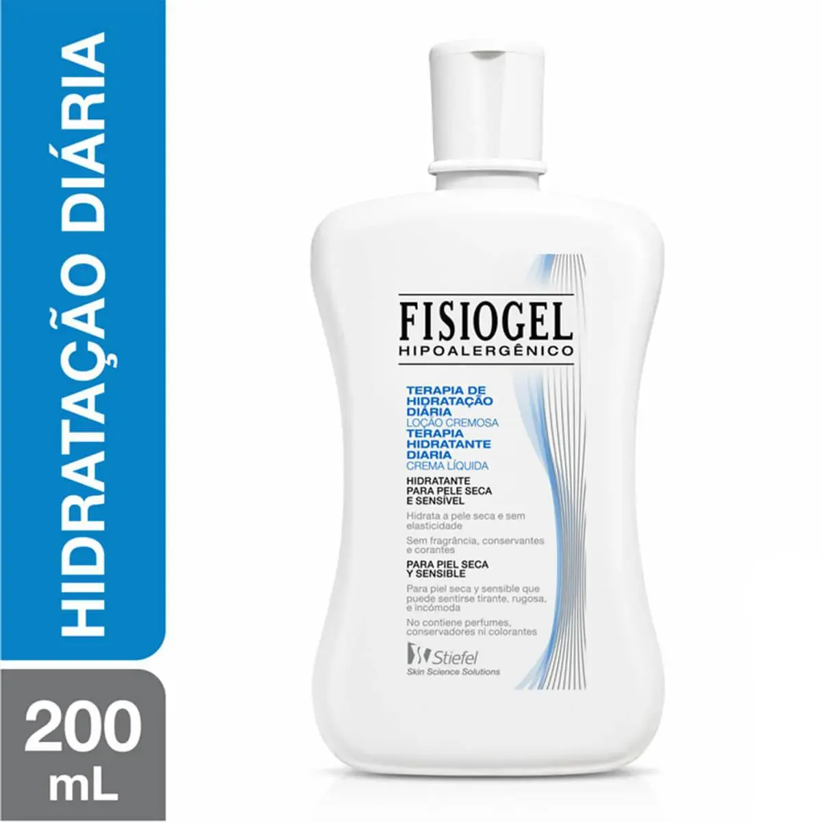 Hidratante Corporal Fisiogel Loção Cremosa Pele Seca e Sensível com 200ml