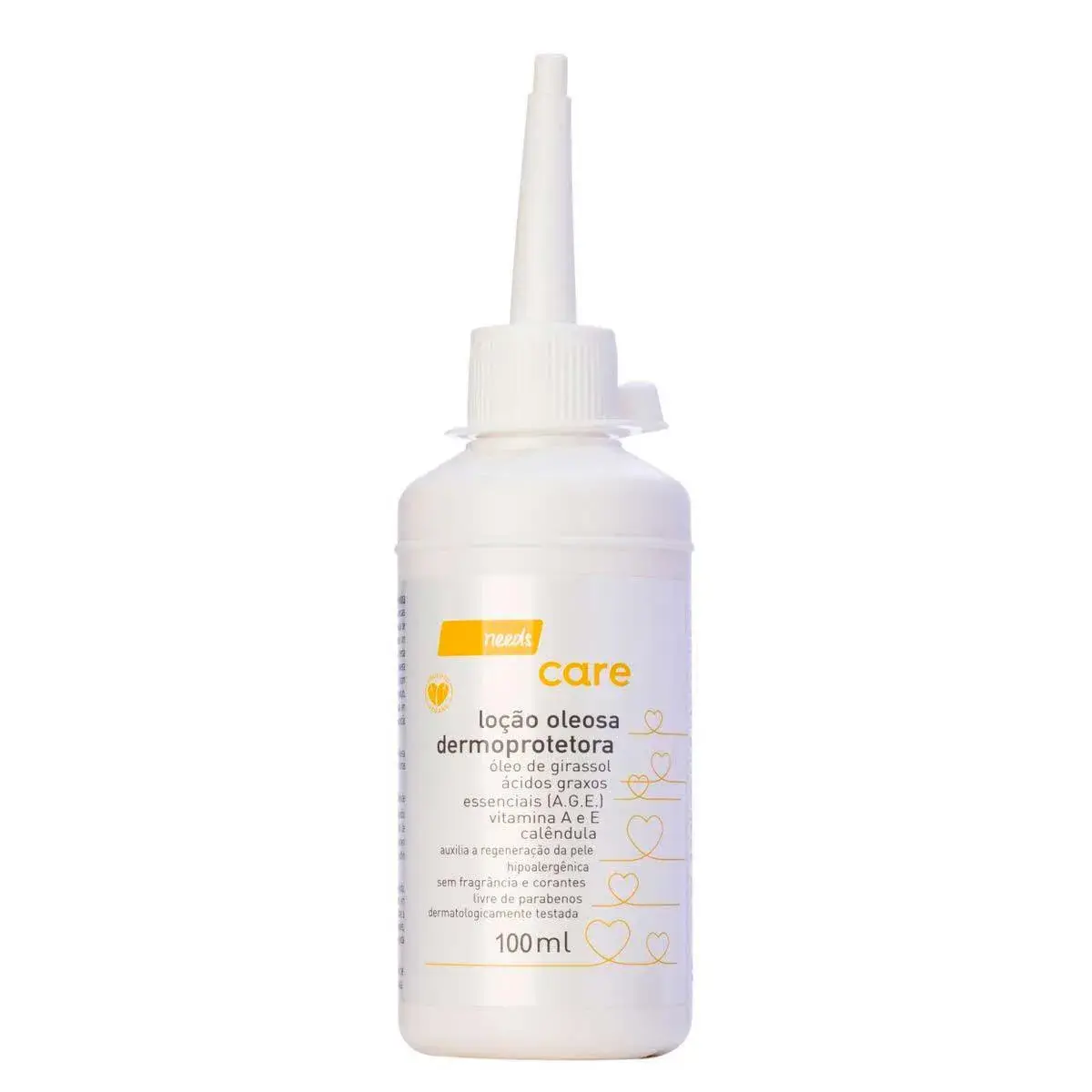 Needs Loção Oleosa Dermoprotetora Vegano com 100ml