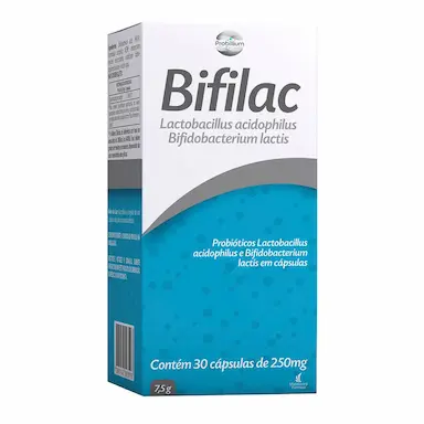 Bifilac 250mg com 30 cápsulas
