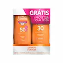 Kit Protetor Solar Cenoura & Bronze com 1 Protetor Infantil Kids FPS 50 com 110ml + 1 Protetor Adulto FPS 30 com 110ml